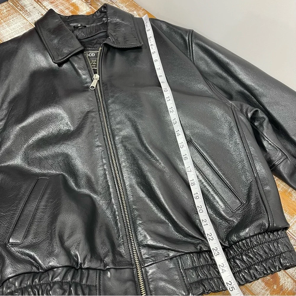 Oakwood Classic Leather Moto Fitted Men’s Jacket Size M Color Black